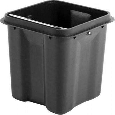 Lixeira Retangular 3 Litros Inox Cinza Vonder