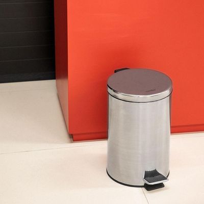 Lixeira Redonda 12l Inox Vonder