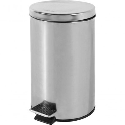 Lixeira Redonda 12l Inox Vonder