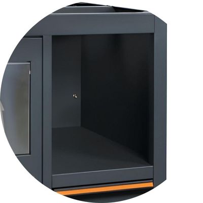 Módulo Fixo 7 Gavetas Lixeira Embutida C45pro Ms Beta