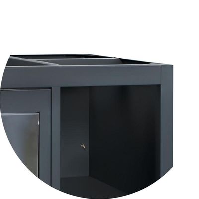 Módulo Fixo 7 Gavetas Lixeira Embutida C45pro Ms Beta