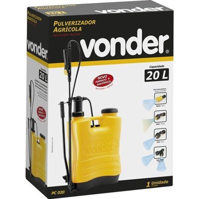 Pulverizador Agrícola Costal 20 Litros Pc020 - Vonder