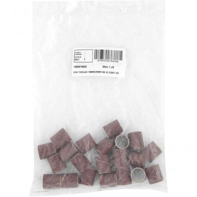 Lixa Tubular 19x25 Mm Grão 80 Jogo Com 20 Peças Vonder