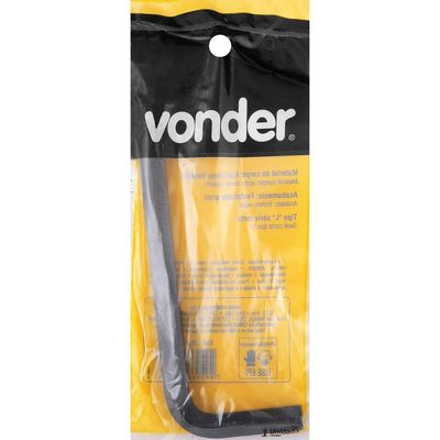 Chave Hexagonal (allen) 9,0 Mm Vonder