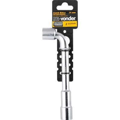 Chave Biela Com Furo Passante 14 Mm Aço Cromo Vanádio Vonder