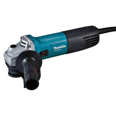 Esmerilhadeira Angular 115mm 4-1-2' 850W Metal 11000 Rpm Com Chave Punho Protetor M9510b Makita 220V