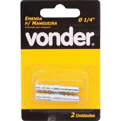 Emenda Para Mangueira 1-4" Aço Carbono Com 2 Peças - Vonder