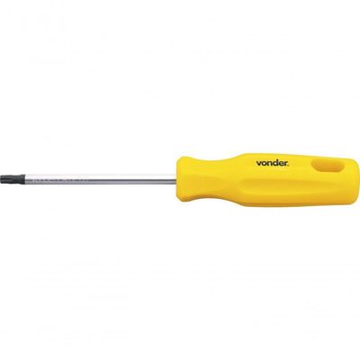 Chave Torx T-27 Com Cabo Reto Cromo Vanádio - Vonder
