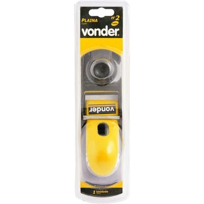 Plaina Manual Nr2 50x180mm Largura Lâmina 40mm Hobby Vonder