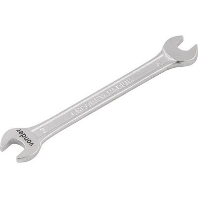 Chave Fixa 06x07mm Cromo Vanádio Fosco Cartela Vonder