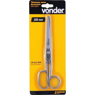 Tesoura Para Alfaiate 20 Cm Metálica Vonder