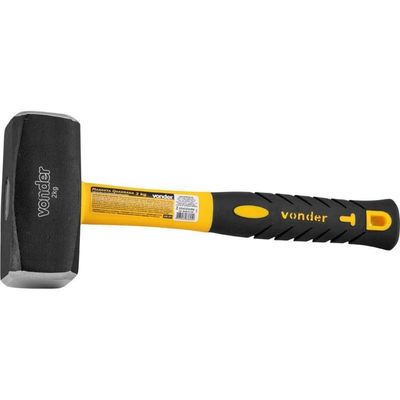 Marreta Quadrada 2,0 Kg Com Cabo Fibra Vonder