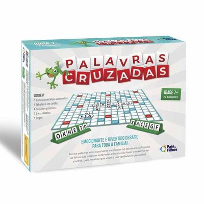 Jogo Pedagógico Palavras Cruzadas - 8 Peças