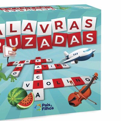 Jogo Pedagógico Palavras Cruzadas - 8 Peças
