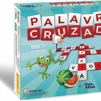 Jogo Pedagógico Palavras Cruzadas - 8 Peças