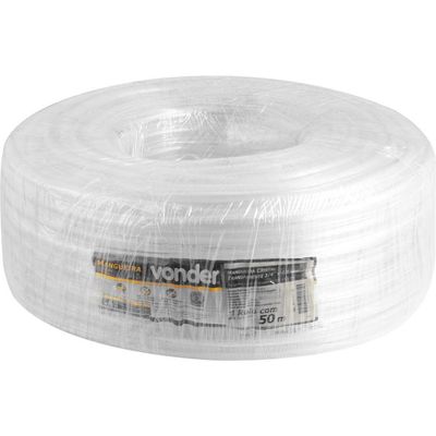 Mangueira Cristal Transparente 3-4x1,5mm Com 50m Vonder