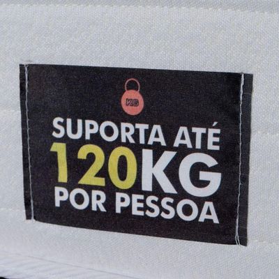 Cama Box Queen Hellen Orto Konfort Espuma D33 Pillow Top Branco