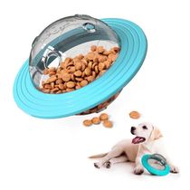 Brinquedo Interativo Pets Bola Dispenser de Petiscos para Cachorro e Gato Azul
