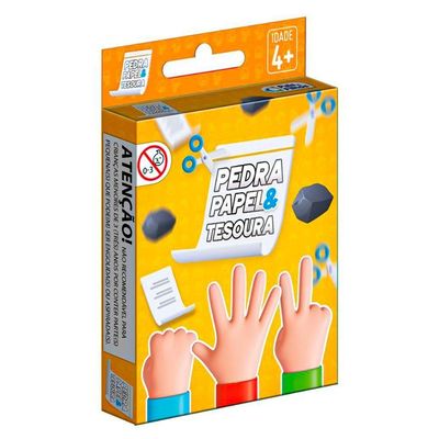 Jogo Pedra Papel E Tesoura 56 Cartas - Pais E Filhos