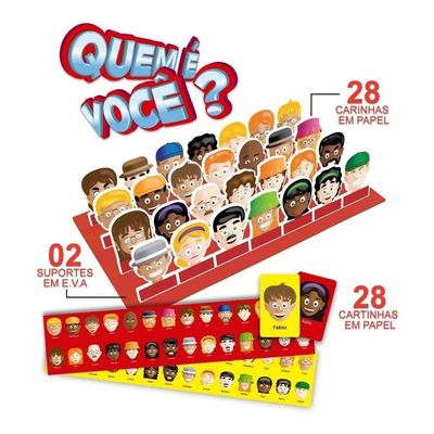 Jogo De Tabuleiro Quem é Você - Pais E Filhos