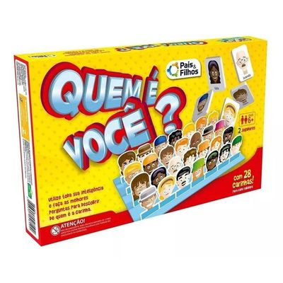 Jogo De Tabuleiro Quem é Você - Pais E Filhos