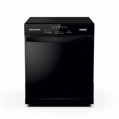 Lava-louças Brastemp 8 Serviços Branca BLF08AE Preto 110V