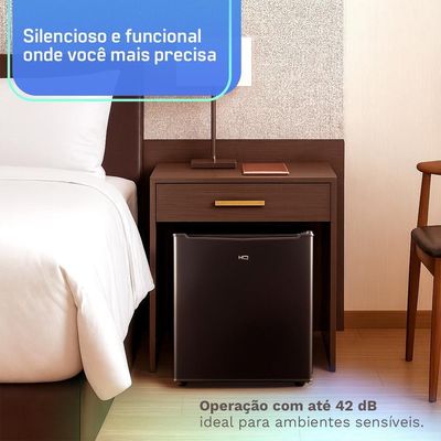 Frigobar Geladeira HQ 47 Litros Preto BC-47 110V