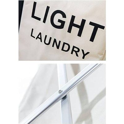 Cesto De Roupa Suja Dobrável Organizador 3 Compartimentos