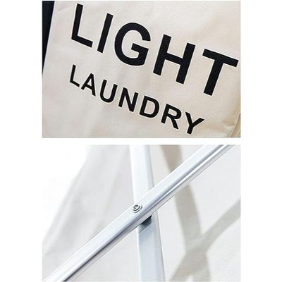 Cesto De Roupa Suja Dobrável Organizador 3 Compartimentos