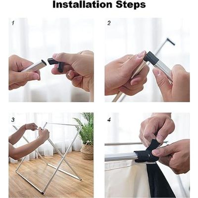 Cesto De Roupa Suja Dobrável Organizador 3 Compartimentos