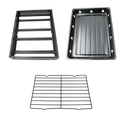 Mini Churrasqueira Portatil Dobravel Para Apartamento Camping Maleta Churrasco 44x29cm