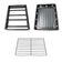 Mini Churrasqueira Portatil Dobravel Para Apartamento Camping Maleta Churrasco 44x29cm