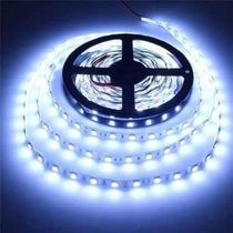 Espelho Decorativo 110x60 De Led Branco Orgânico Abstrado Com Bateria Branca
