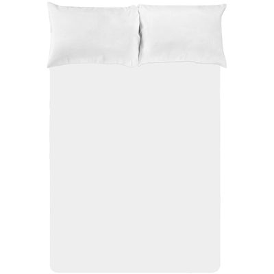Lençol  King Size 100% Algodão 200 Fios com Elástico - Nova América Branco