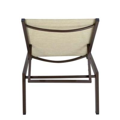 Chaise Cadeira Espreguiçadeira Gaivota Piscina Resistente Sol E Chuva Marrom