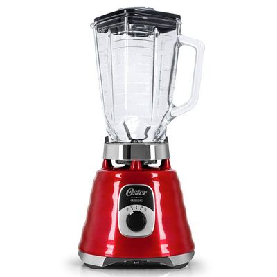 Kit New Osterizer Vermelho - Liquidificador e Base Processadora Oster - 220V