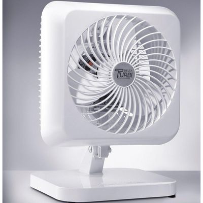 Ventilador De Mesa/ Parede Oscilante Venti-Delta Turbi 30Cm 130W Branco 220V 220v