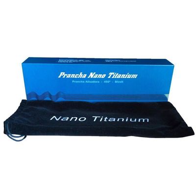 Prancha Alisadora Nano Titanium 450ºf Salão Beleza Bivolt