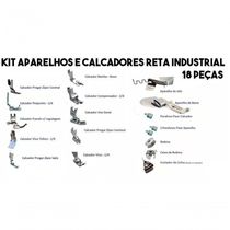 Reta Industrial Completa Siruba 220v + 18 Calcadores