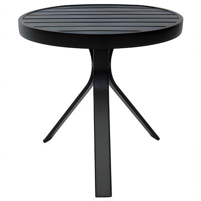 Kit 2 Cadeiras Viena Malbec Para Recepção Jardim Varanda Sacada Hotel + Mesinha Preto