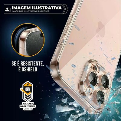 Capa case capinha para iPhone 17 - Crystal Slim - NÃO AMARELA - Gshield