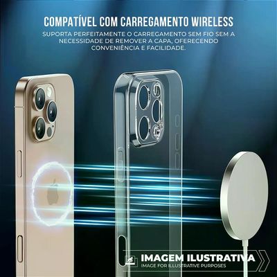 Capa case capinha para iPhone 17 - Crystal Slim - NÃO AMARELA - Gshield