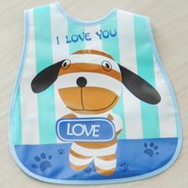 Babador Encanto Para Bebê 45x28cm Cachorrinho Azul