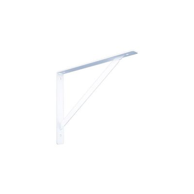 Cantoneira Mão Francesa Branca New 30cm Reforçada Presto