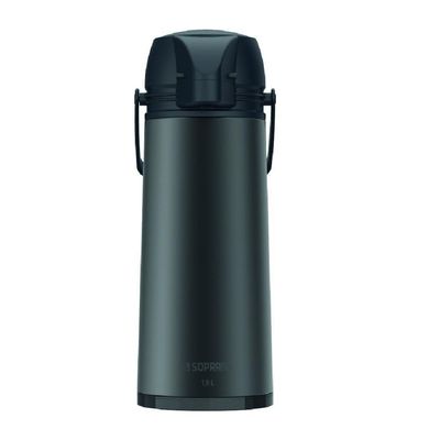 Garrafa Térmica De Inox 1,9l Single Soprano Preto