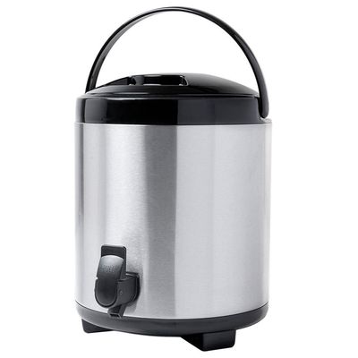 Garrafa Térmica com Torneira Brinox 1387/101 Inox/Preta  7,2 L