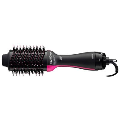 Escova Secadora Britânia BEC02PR Cabo Giratório Bivolt 1300W - Preta e Rosa