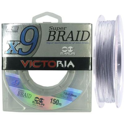 Linha Multifilamento Maruri Victoria X9 0,52mm 90lb 150m Victoria X9 Cinza
