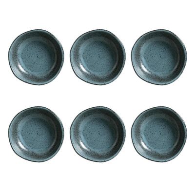 Conjunto de Ramequim Porto Brasil Orgânico Night Skye com 6 Peças 70 ml - Azul