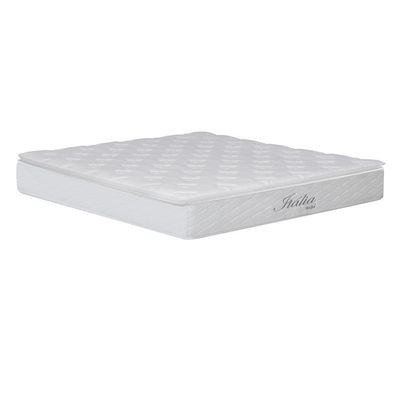 Colchão para Cama Queen Size Umaflex Itália com Pillow Top e Molas Ensacadas 26x158x198 cm - Branco
